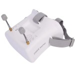 White 4.3 Inch HD LCD Goggle DMKR 008D PRO 5.8G 40ch 3.7V/2000mAh BWhoop Racing Drone with High Visibility